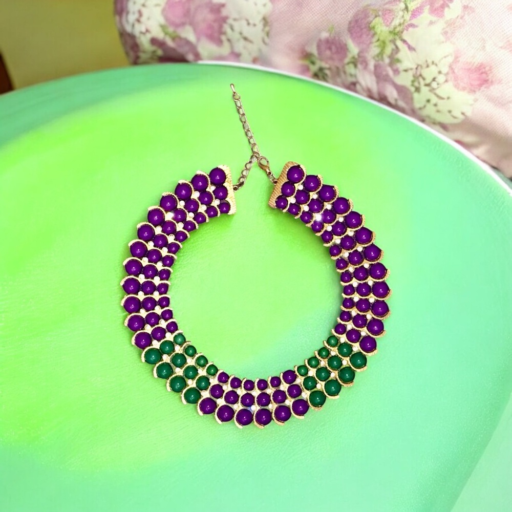 Vintage and Colorful Iman's Global Chic Necklace